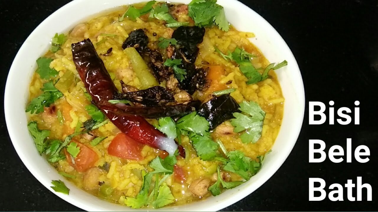 How to make Bisi Bele Bath Bisibele Bath recipe Bisibele Bath