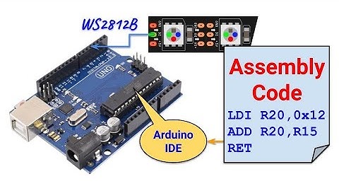 Assembly via Arduino - Programming WS2812B
