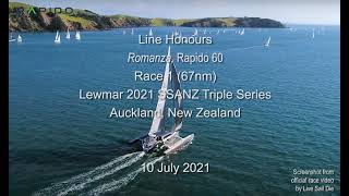 Line Honours to Rapido 60, SSANZ, July 2021