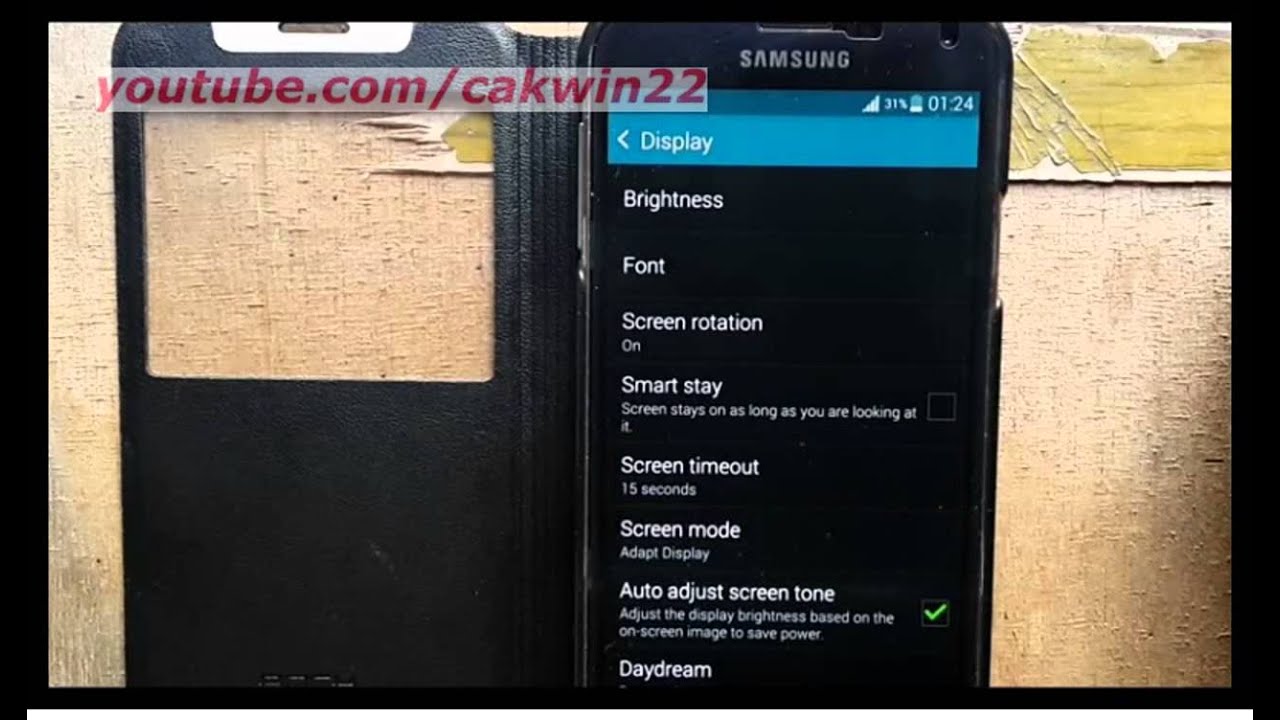 Samsung Galaxy S5 How to adjust screen timeout (Android Phone) YouTube
