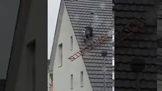 Dachdecker hat unfassbares glück