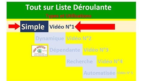 Excel Liste déroulante/ Les 5 Types / Tout connaître sur ComboBox/ N°1/5_24.   www.VbaWriter.ch