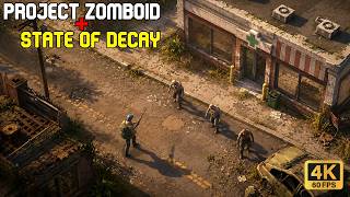 The Survival game that blends Project Zomboid and State of Decay | As One We Survive | 4K60fps Ga...