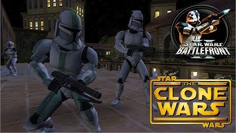 Star Wars Battlefront Mod II - Evolved Clone Wars - Public Alpha - Commander Gree Gameplay