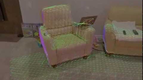 iPad Pro 3D Mesh Geometry using LiDAR sensor.