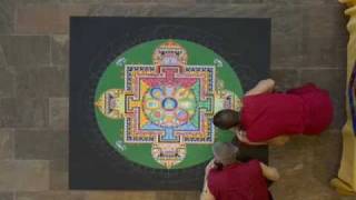 Time Lapse Making of a Mandala The Crow Collection of Asian Art
