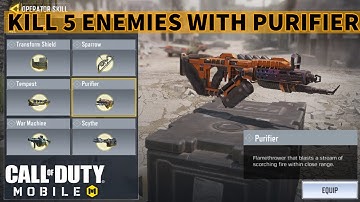 PURIFIER: COD KILL 5 ENEMIES WITH PURIFIER OPERATOR SKILL in CALL OF DUTY MP MATCH | GAMING FIRE