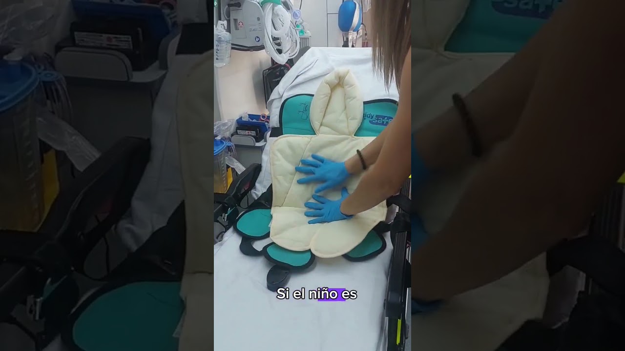 Arneses infantiles en las ambulancias #medicina #urgencias #arnes #112 #coches #shorts #bebe
