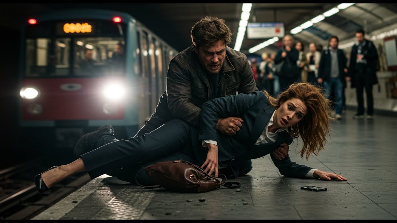 Père célibataire sauve une femme tombée sur les rails — sans imaginer que c’est une PDG millionnaire