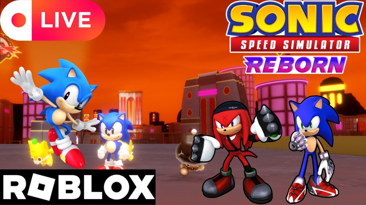 Sonic PRIME PARTY!!! (Sonic Speed Simulator ROBLOX LIVE!!!) 🔵💨 