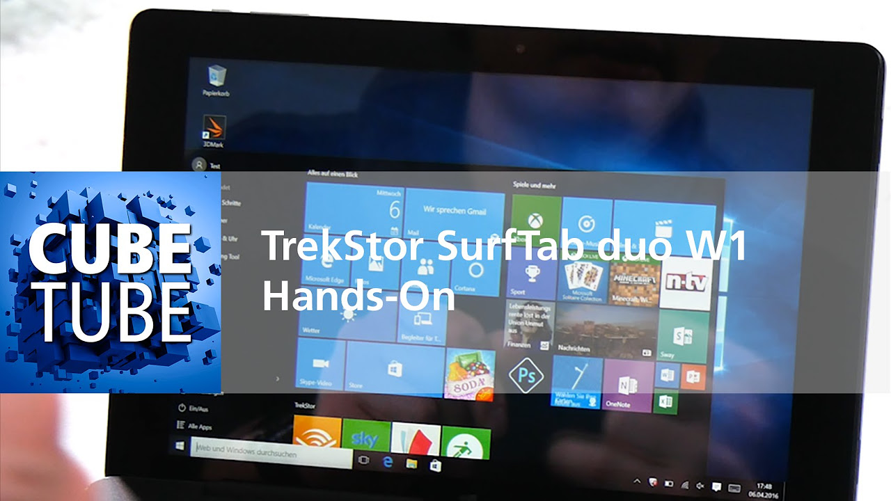 New Update TrekStor SurfTab duo W1 Volks-Tablet Hands On deutsch HD