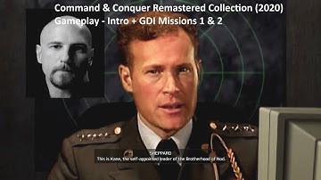 Command & Conquer Remastered Collection (2020) Gameplay - Intro + GDI Missions 1 & 2