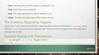 Understanding the np.arange Output: A Deep Dive into Python's NumPy Library