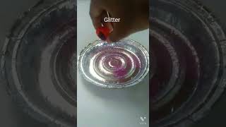 Repel glitter with dish soap|Experiment with me|#shorts