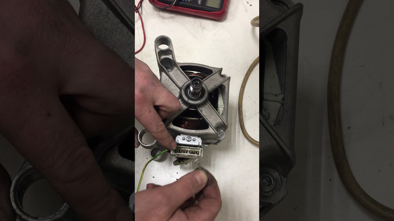 Как проверить правильно мотор стиральной машины