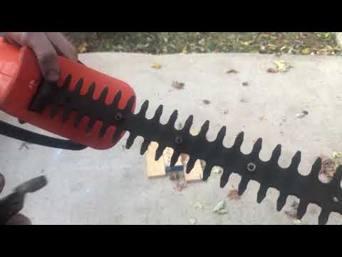 How to fix broken electric hedge trimmers