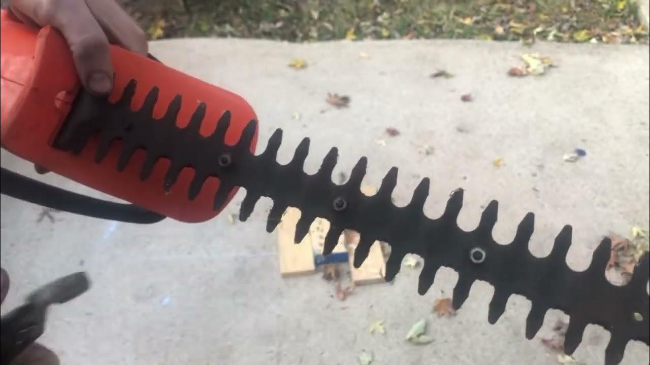 how-to-fix-broken-electric-hedge-trimmers-youtube