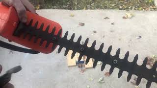 How to fix broken electric hedge trimmers