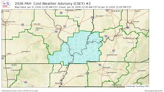 Cold Weather Advisory On WXM49 1/29/26 #ILWX #INWX #KYWX #MOWX #WXM49 