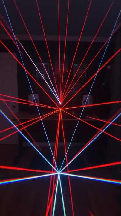bedroom laser show for dontstopme! - ISOxo