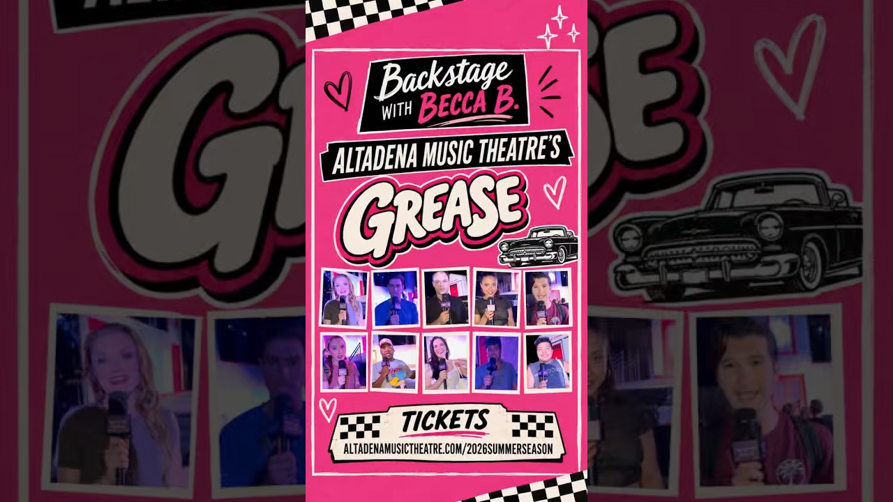 Grease is the word, have you heard? ⚡️💗 @A@AltadenaMusicTheatre