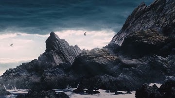 Skull Island | Matte Painting | Gimp | Fusion
