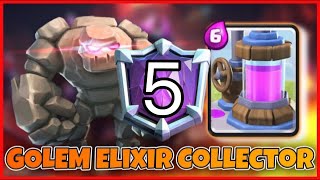 IM #5 IN THE WORLD WITH BROKEN GOLEM DECK!!!!!🌎 -Clash Royale