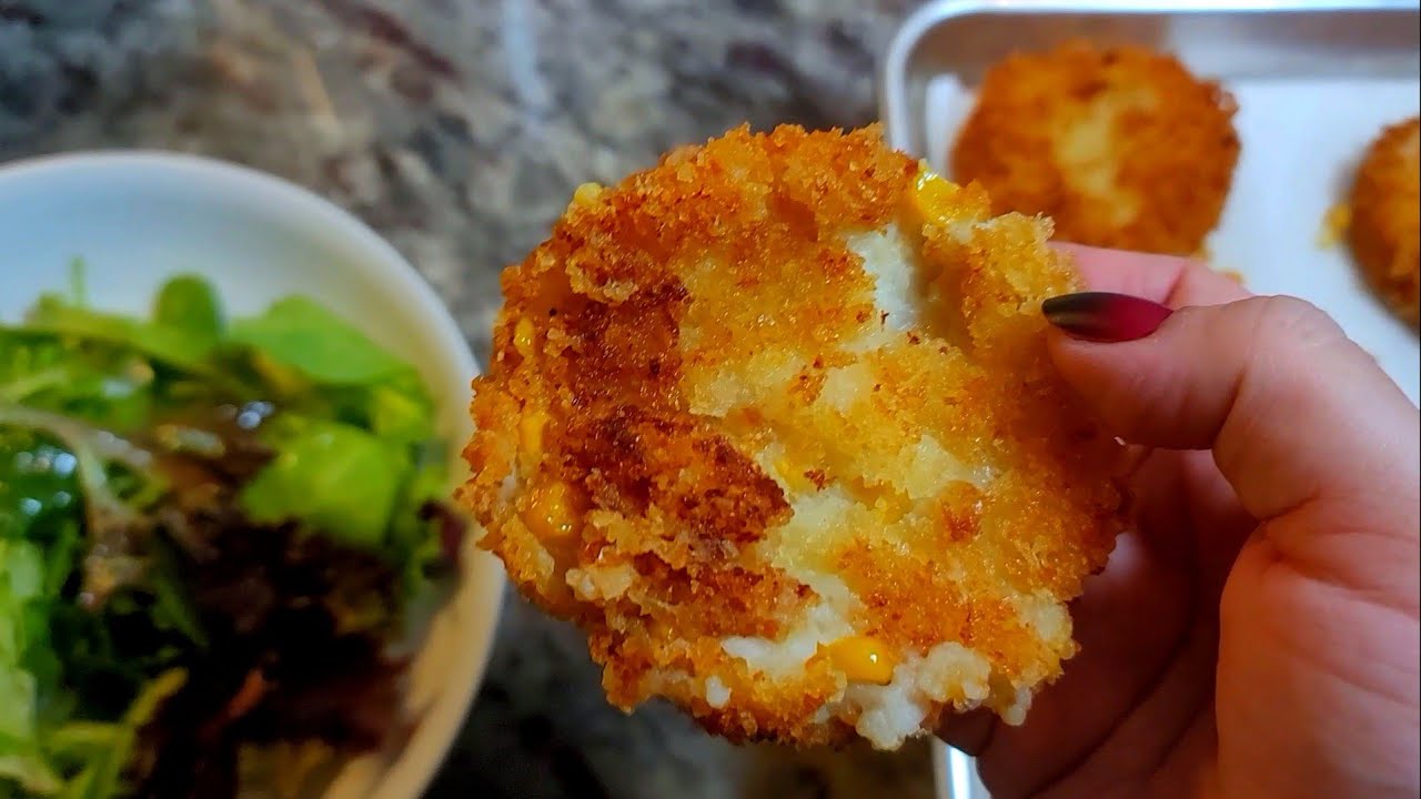 These potato croquettes were quick and easy to make