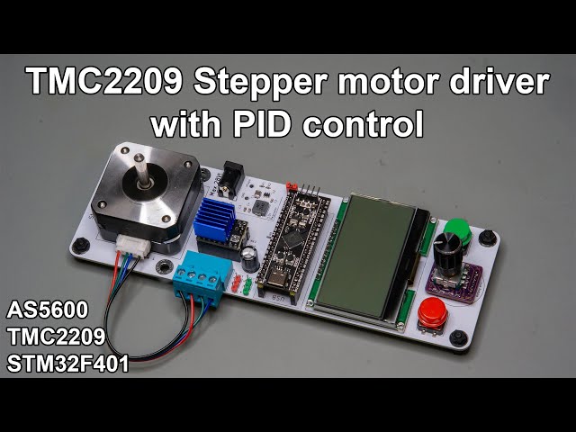 Stepper motor PID control using a TMC2209 and AS5600 - YouTube