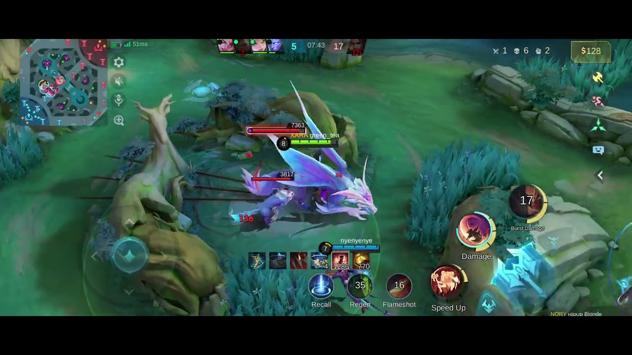 mencoba hero hilda...😊😊😊#mobilelegends #gaming #fyp 