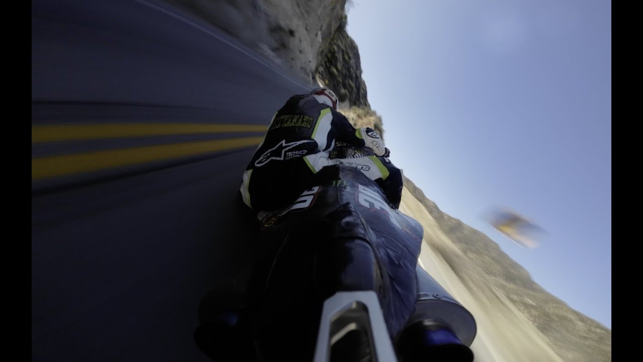 R1 Fastest rider on Angeles Forest Singing Springs AVG. speed 99mph NIDYANAZO FIRST TEST COLD GROUND