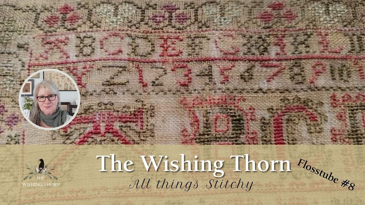 Flosstube #8 Antique Samplers, Books and Cross-stitch