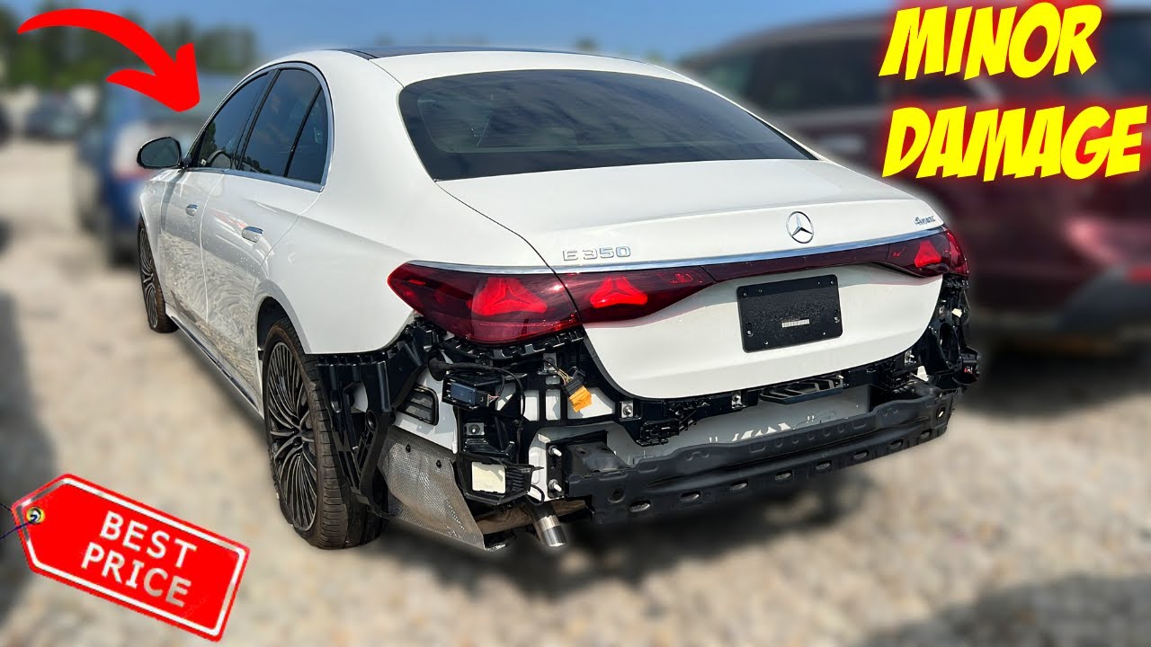 Insurance Company Selling A 2024 Mercedes Benz E350 In Copart For