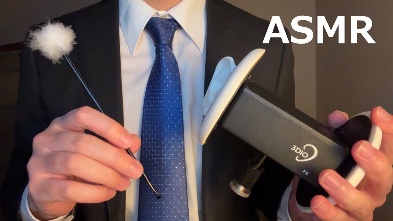 【ASMR】耳かきフルコース 近めの囁き声 睡眠導入