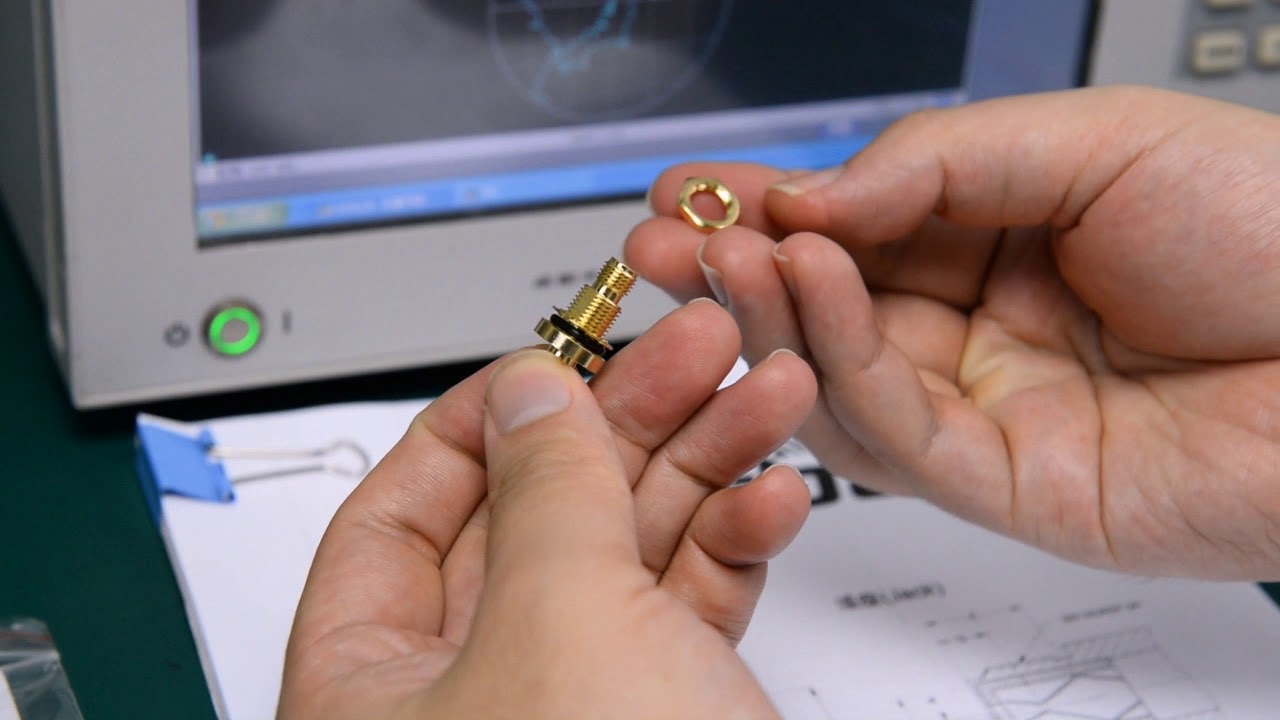 Superbat Adapter SMA female to female jack bulkhead panel mount O-ring connector F/F