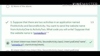 22617 MAD (Mobile Application Development MCQs) Unit5