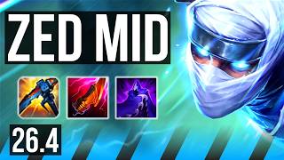 ZED vs YONE (MID) | KR Master | 26.4