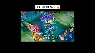 BEATRIX SAVAGE!😈 | MLBB Gameplay Highlights