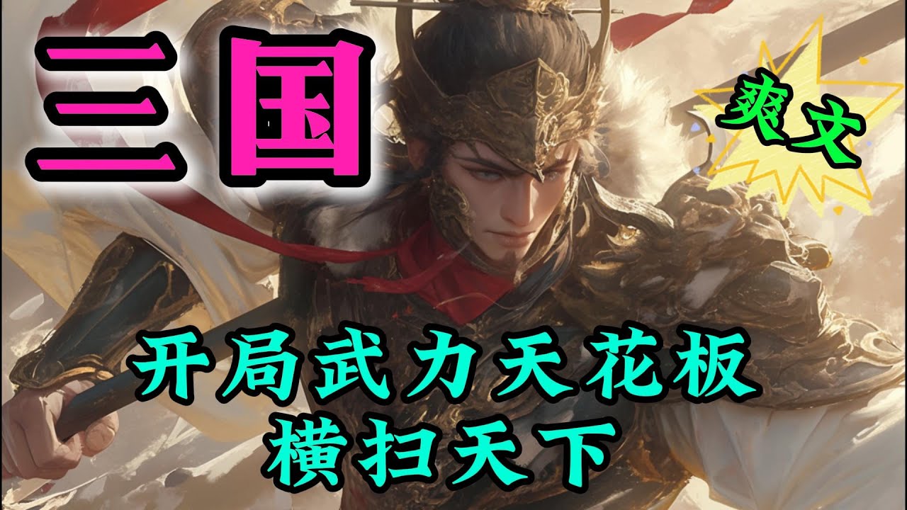 ✨完结文✨必看《三国：开局武力天花板，横扫天下》（汉末争霸+无敌+美女+系统） #玄幻 #热血 #穿越 #三国志 #有声书 #有声漫画 #一口气看完