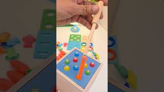 5 in 1 wooden montessori activities cube toddler