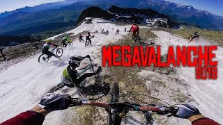 Magoři na kolech - 100kmh na sněhu! / MEGAVALANCHE 2019 Race Run