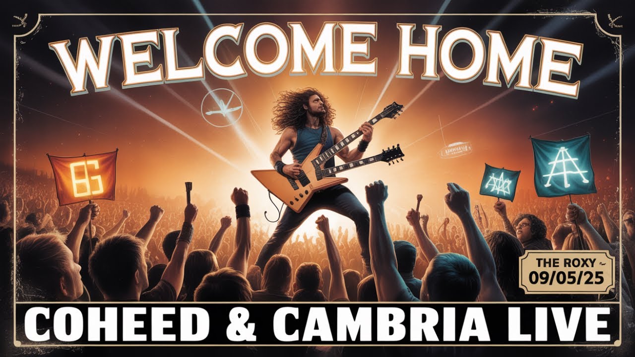 Coheed and Cambria - Welcome Home Live @ The Roxy Atlanta 09/05/2025 ...