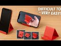 How to Make a Paper Phone Stand 📱 | Easy Origami Stand (Step-by-Step)