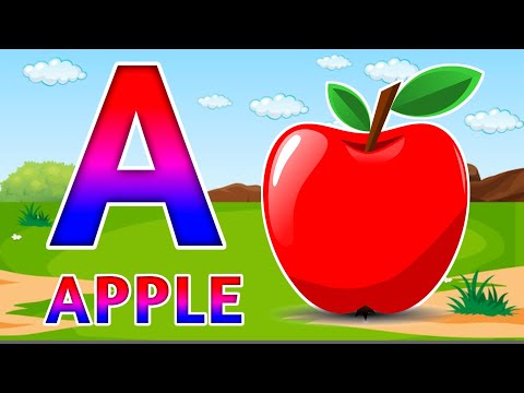 Phonics Song 2 with TWO Words in 3D - A For Apple🍎🍏- ABC Alphabet Songs with Sounds for Children's thumbnail