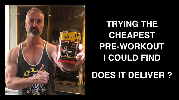 TRYING THE CHEAPEST PRE-WORKOUT I COULD FIND - DOES IT DELIVER?