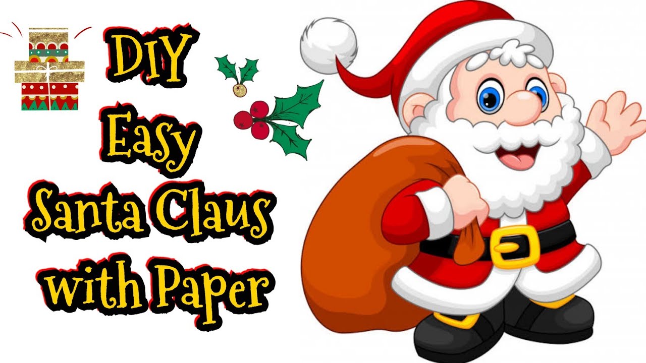 Santa Claus Making with Paper | Santa Claus Making at Home 2020