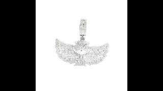 Owl Pendant – VVS Moissanite 2.3 CTW
