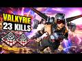 INSANE VALKYRIE 23 KILLS Apex Legends Gameplay INSANE VALKYRIE 23 KILLS Apex Legends Gameplay