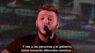 Video thumbnail of "James Arthur Semana 6 - Hometown Glory en 'The X Factor UK 2012' (Subtitulado a español)"
