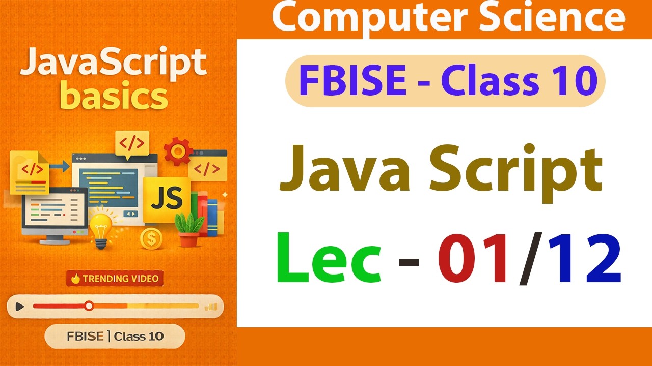 JavaScript Lecture 01/12 for SSC PBA 2026 | Basic Syntax, Output ...